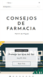 Mobile Screenshot of consejosdefarmacia.com